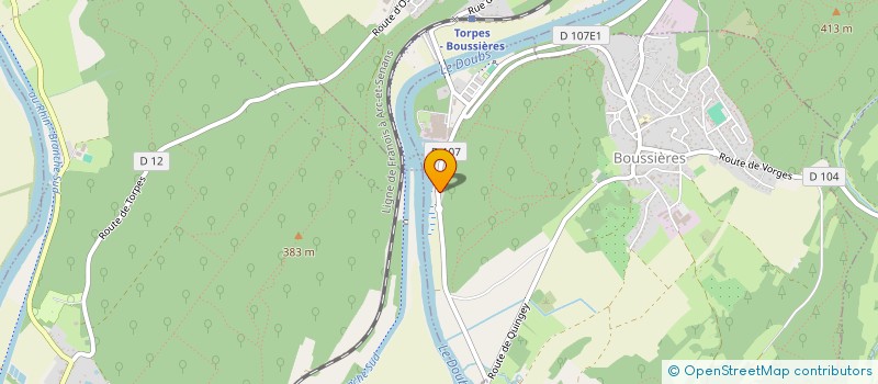 localisation de l'entreprise MADAME COLETTE CHABOD  BOUSSIERES