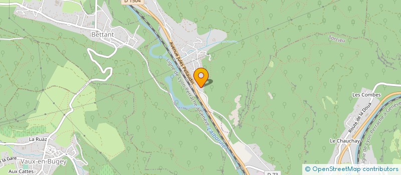 localisation de l'entreprise MADAME COLETTE CHAMBARD  AMBERIEU-EN-BUGEY