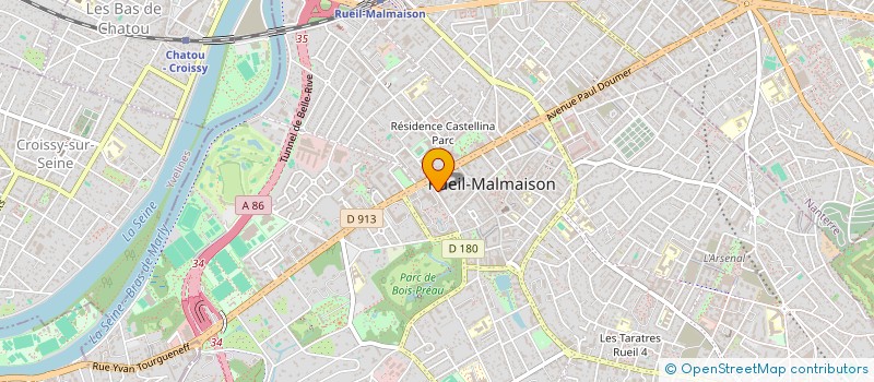 localisation de l'entreprise MADAME COLETTE CHAPON à RUEIL-MALMAISON