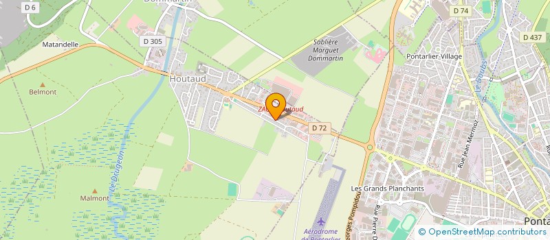 localisation de l'entreprise MADAME COLETTE CHARPY  HOUTAUD