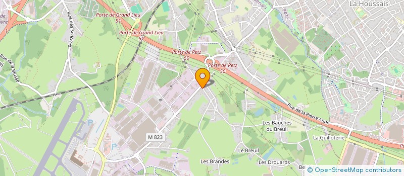 localisation de l'entreprise MADAME COLETTE CHATELLIER  BOUGUENAIS