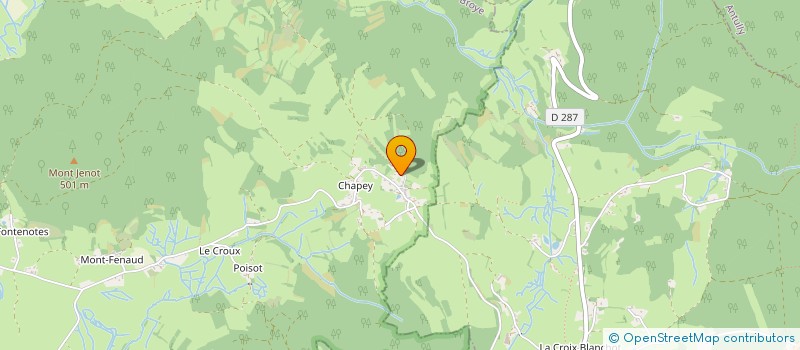 localisation de l'entreprise MADAME COLETTE CHAUMET  CHAPELLE-SOUS-UCHON (LA)