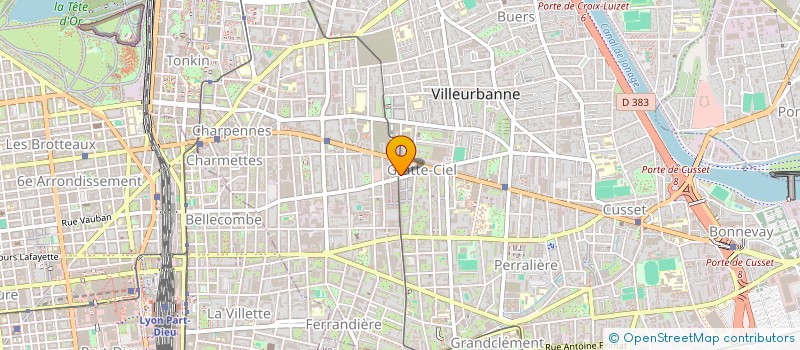 localisation de l'entreprise MADAME COLETTE COGNAC  VILLEURBANNE