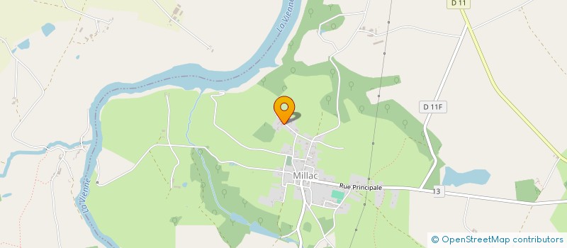 localisation de l'entreprise MADAME COLETTE COURIVAUD  LE VIGEANT