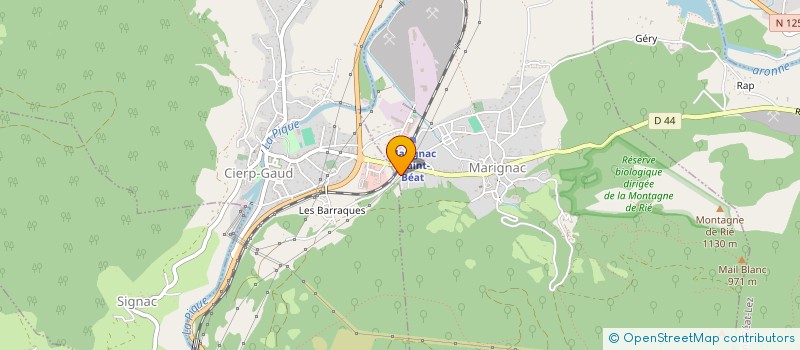 localisation de l'entreprise MADAME COLETTE COURTAULT à CIERP-GAUD