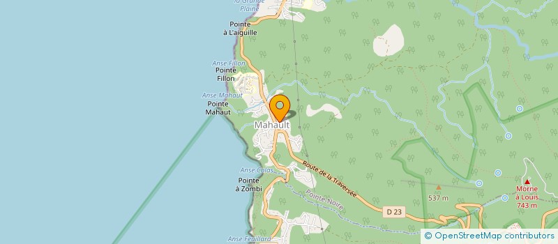 localisation de l'entreprise MADAME COLETTE D'ALEXIS  POINTE-NOIRE