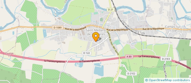 localisation de l'entreprise MADAME COLETTE DAMOUR à SAINT-MEDARD-DE-GUIZIERES