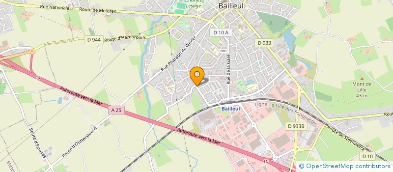 localisation de l'entreprise MADAME COLETTE DAVID à BAILLEUL
