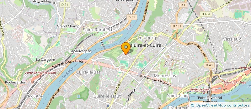 localisation de l'entreprise MADAME COLETTE DECIMO  CALUIRE-ET-CUIRE