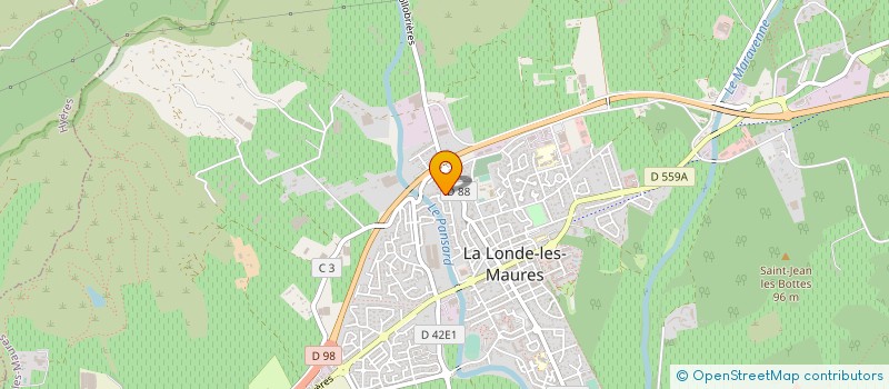 localisation de l'entreprise MADAME COLETTE DEGENNE à LA LONDE-LES-MAURES
