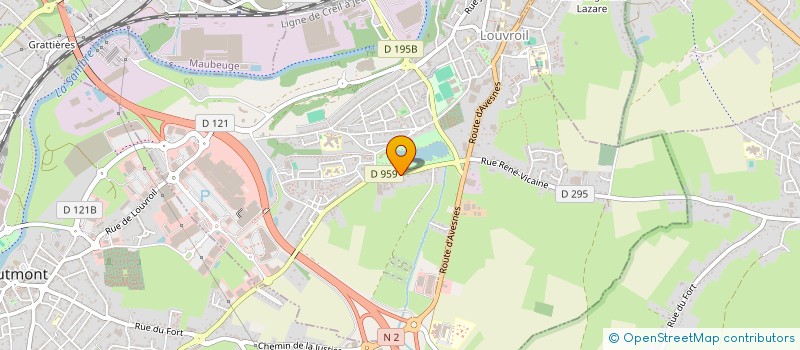 localisation de l'entreprise MADAME COLETTE DEGHILAGE  LOUVROIL