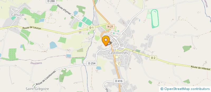 localisation de l'entreprise MADAME COLETTE DEGUILHEM  CASTILLONNES