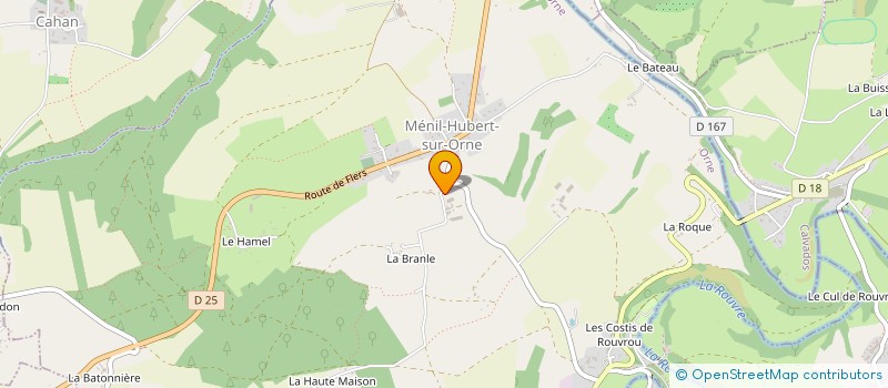 localisation de l'entreprise MADAME COLETTE DELALANDE à MENIL-HUBERT-SUR-ORNE