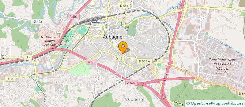 localisation de l'entreprise MADAME COLETTE DELANNOY à AUBAGNE