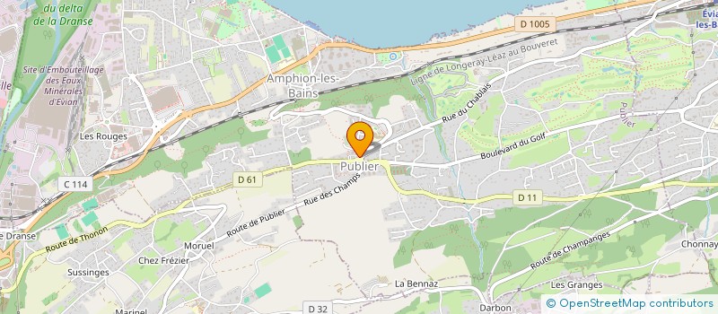 localisation de l'entreprise MADAME COLETTE DEMICHEL  PUBLIER