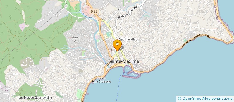 localisation de l'entreprise MADAME COLETTE DENEUVILLE à SAINTE-MAXIME