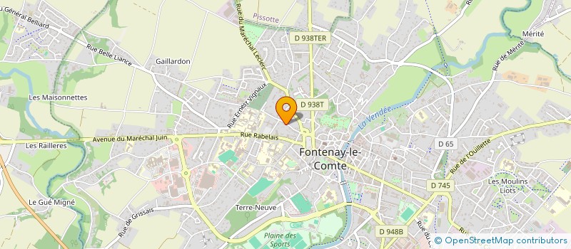 localisation de l'entreprise MADAME COLETTE DERIVAS à FONTENAY-LE-COMTE