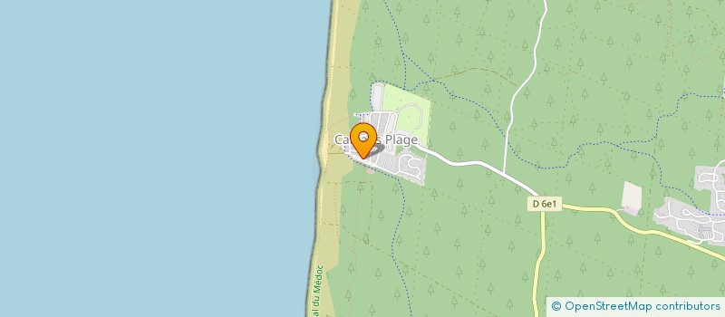 localisation de l'entreprise MADAME COLETTE DESCAT  CARCANS