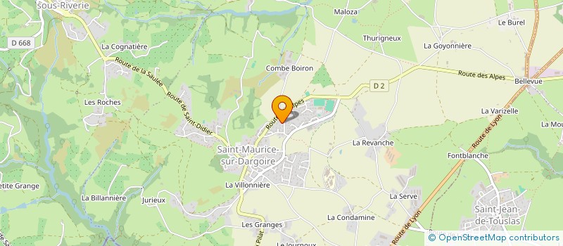 localisation de l'entreprise MADAME COLETTE DESGRANGES  CHABANIERE