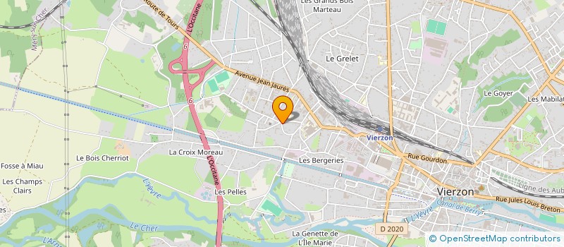 localisation de l'entreprise MADAME COLETTE DESPRES  VIERZON