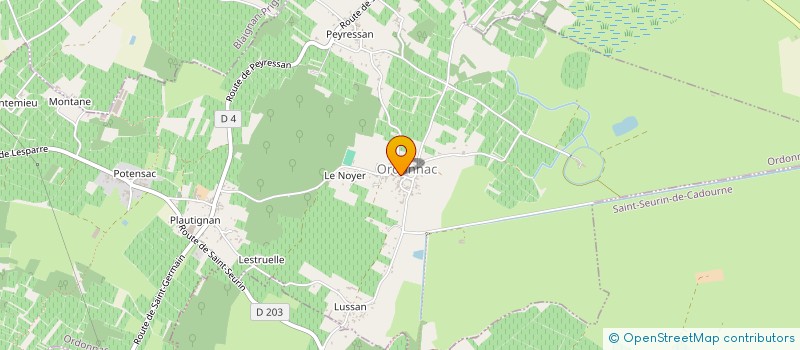 localisation de l'entreprise MADAME COLETTE DESTRUHAUT  ORDONNAC