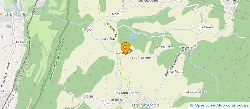 localisation de l'entreprise MADAME COLETTE DOMBEY  AIGUEBELETTE-LE-LAC