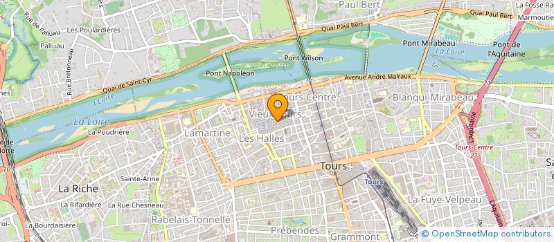 localisation de l'entreprise MADAME COLETTE DUBRAY  TOURS