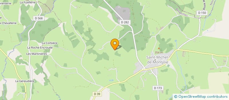 localisation de l'entreprise MADAME COLETTE DUCLOS  SAINT-MICHEL-DE-MONTJOIE