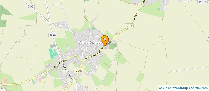 localisation de l'entreprise MADAME COLETTE DUHENNOIS à VILLERS-OUTREAUX