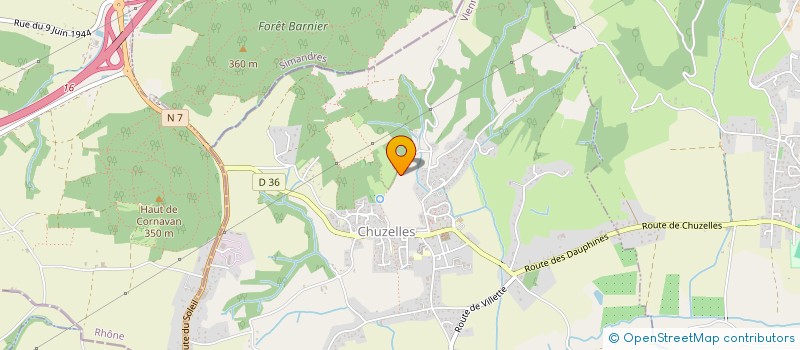 localisation de l'entreprise MADAME COLETTE DUMAS  CHUZELLES