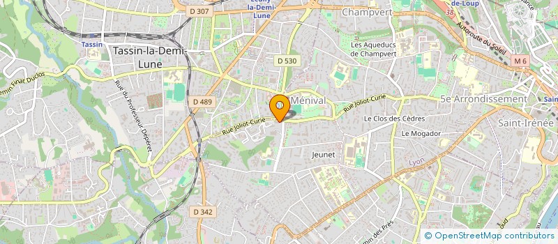 localisation de l'entreprise MADAME COLETTE EBAMBE à LYON