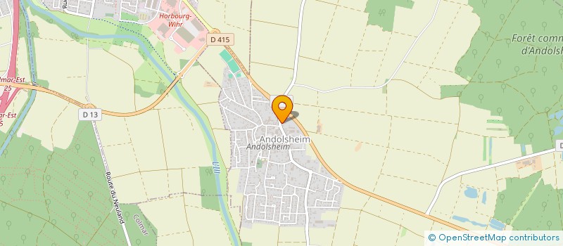 localisation de l'entreprise MADAME COLETTE ECKERT  ANDOLSHEIM