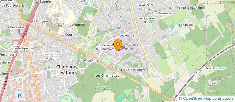 localisation de l'entreprise MADAME COLETTE ERLOS  CHAMBRAY-LES-TOURS