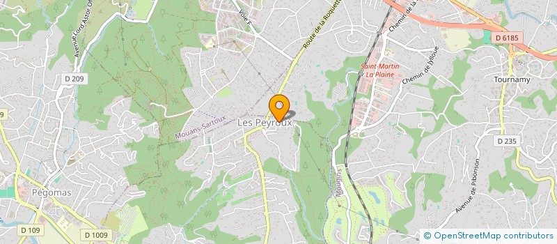 localisation de l'entreprise MADAME COLETTE ESTABLE à LA ROQUETTE-SUR-SIAGNE