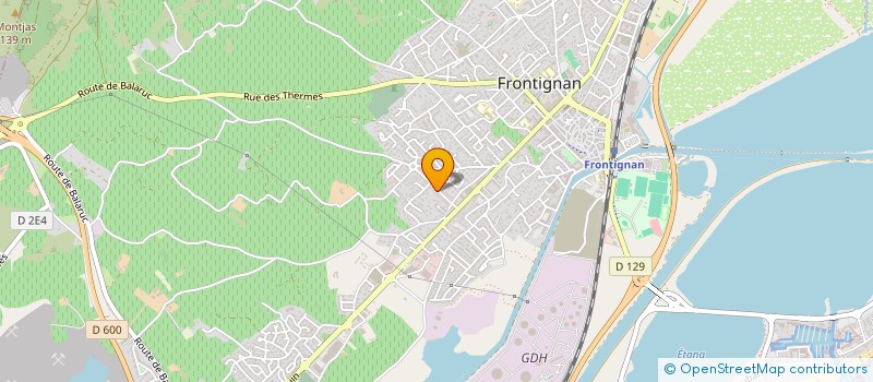 localisation de l'entreprise MADAME COLETTE ESTRABAUT  FRONTIGNAN