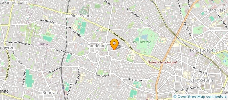 localisation de l'entreprise MADAME COLETTE FAGETOU  BORDEAUX