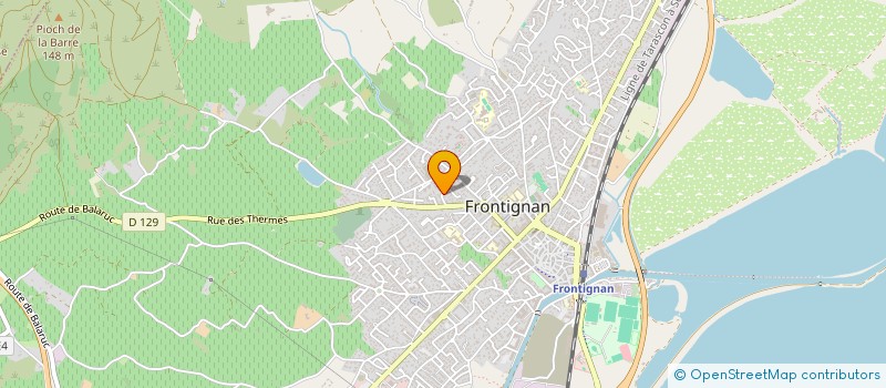 localisation de l'entreprise MADAME COLETTE FARAMOND à FRONTIGNAN