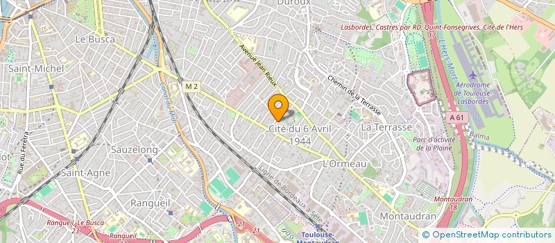 localisation de l'entreprise MADAME COLETTE FEVRIER  TOULOUSE