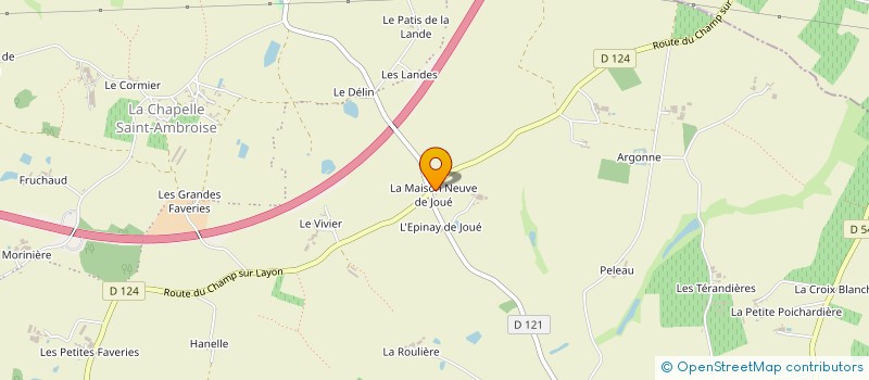 localisation de l'entreprise MADAME COLETTE FILLAUDEAU  CHEMILLE-EN-ANJOU