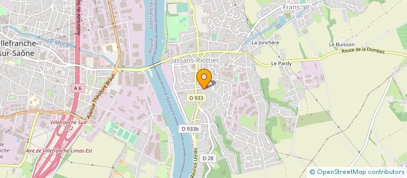 localisation de l'entreprise MADAME COLETTE FISCHER  JASSANS-RIOTTIER