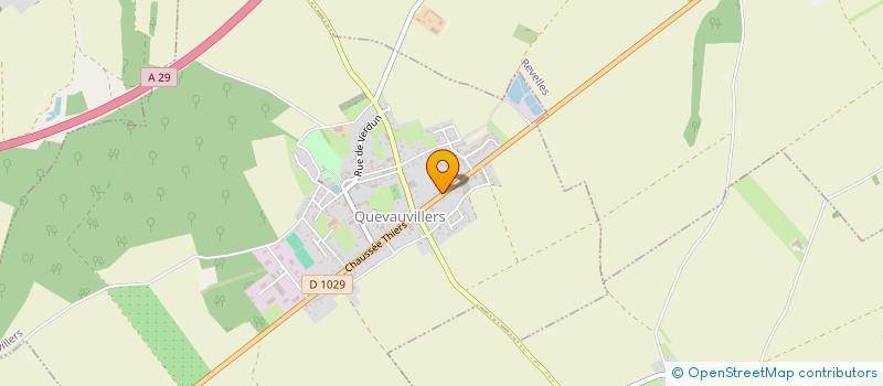 localisation de l'entreprise MADAME COLETTE FOLLET  QUEVAUVILLERS