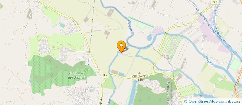 localisation de l'entreprise MADAME COLETTE FOUQUE  ROQUEBRUNE-SUR-ARGENS