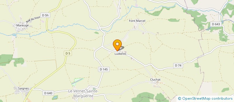 localisation de l'entreprise MADAME COLETTE FOURNIER  LE VERNET-SAINTE-MARGUERITE