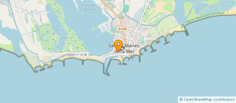 localisation de l'entreprise MADAME COLETTE FOURRE  SAINTES-MARIES-DE-LA-MER