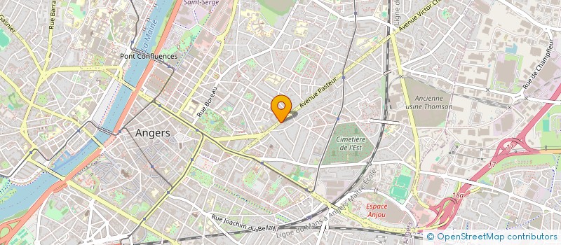 localisation de l'entreprise MADAME COLETTE FOURRIER  ANGERS