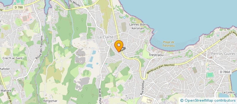 localisation de l'entreprise MADAME COLETTE FRENOT à PERROS-GUIREC
