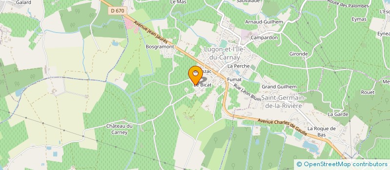 localisation de l'entreprise MADAME COLETTE FRETIER  LUGON-ET-L'ILE-DU-CARNAY