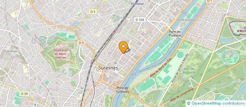 localisation de l'entreprise MADAME COLETTE GABBAY à SURESNES