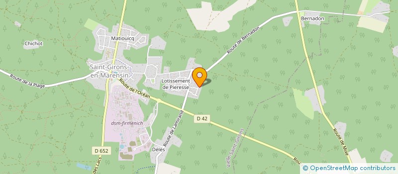 localisation de l'entreprise MADAME COLETTE GABRIEL  VIELLE-SAINT-GIRONS