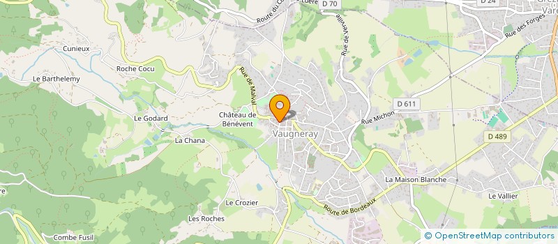 localisation de l'entreprise MADAME COLETTE GAILLARD  VAUGNERAY